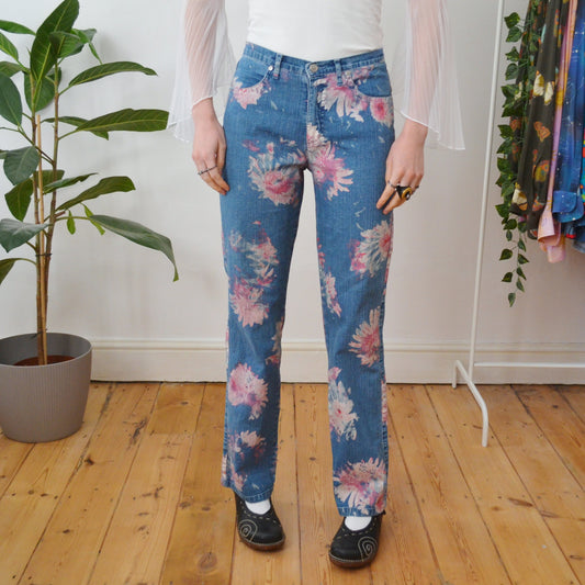 Floral jeans 28W