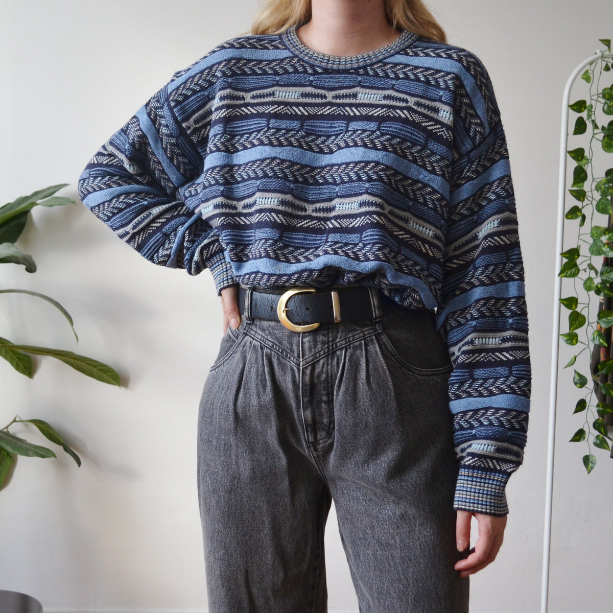 Vintage Blue Jumper XL