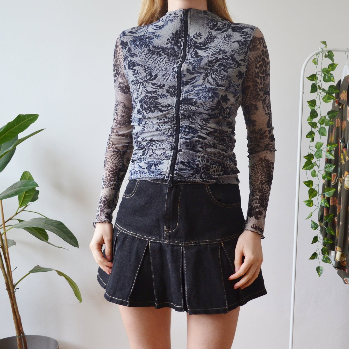 Vintage Zip Up Top S