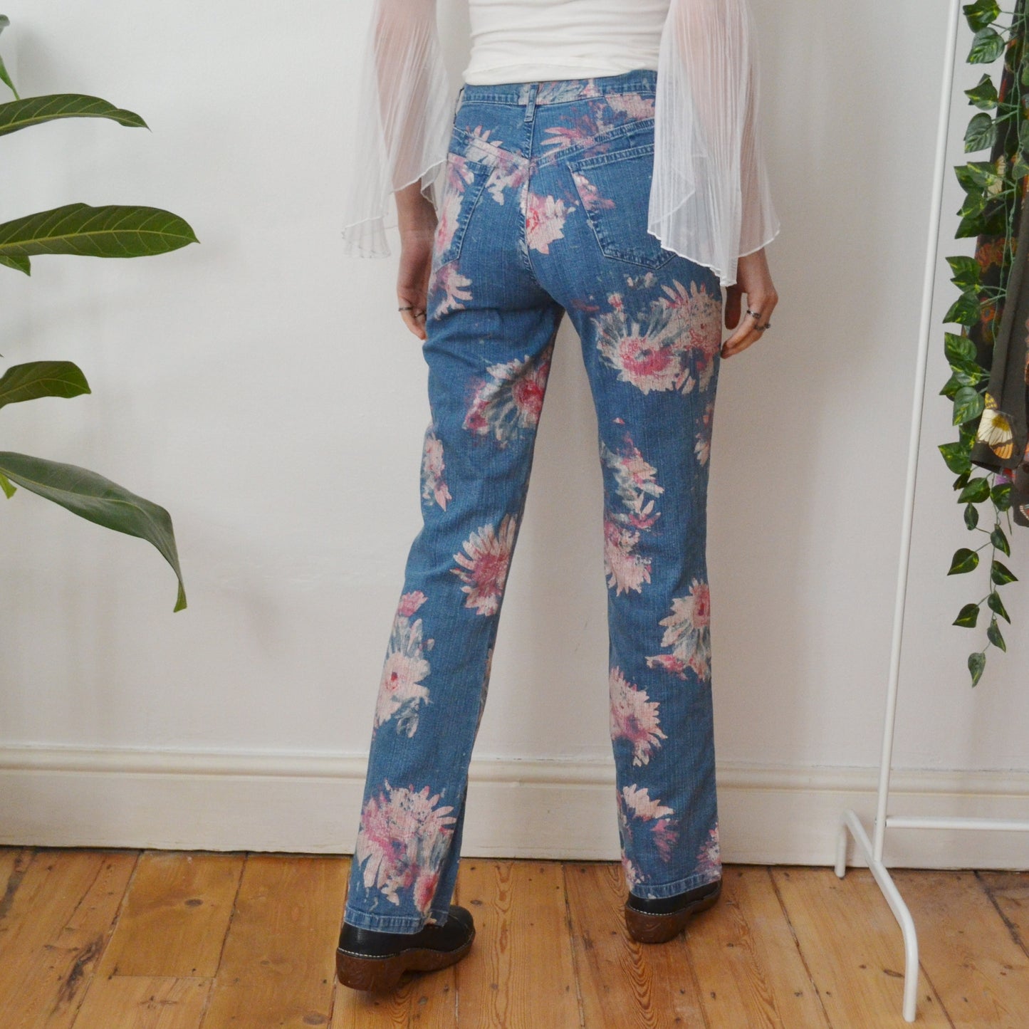 Floral jeans 28W