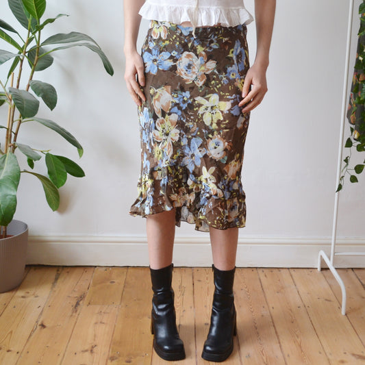 Floral skirt M