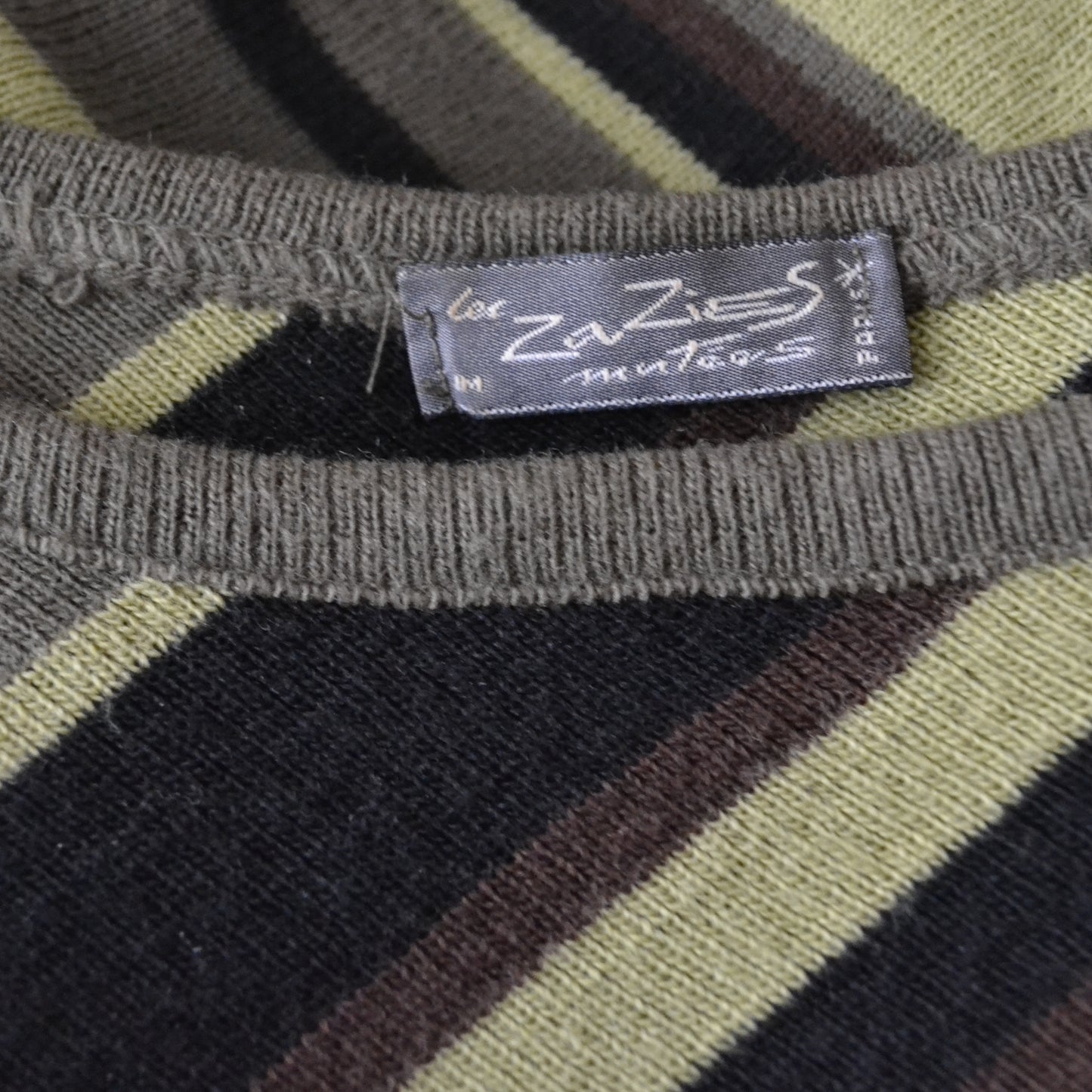 Vintage Stripe Knitted Top M