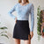 Blue floral top S