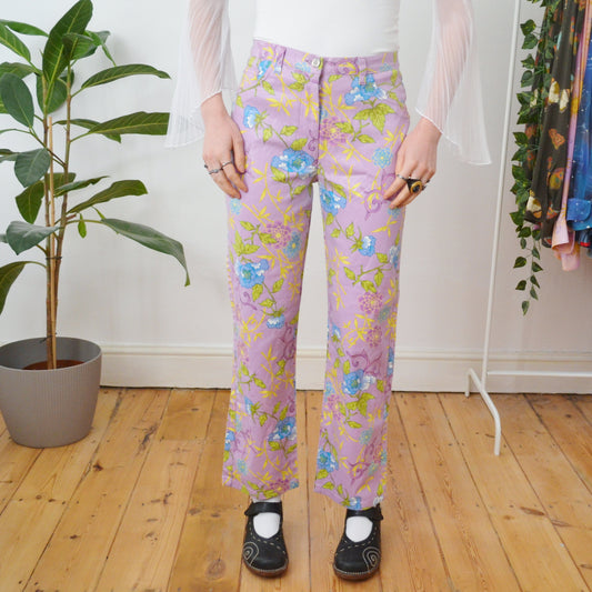 Floral trousers uk 10