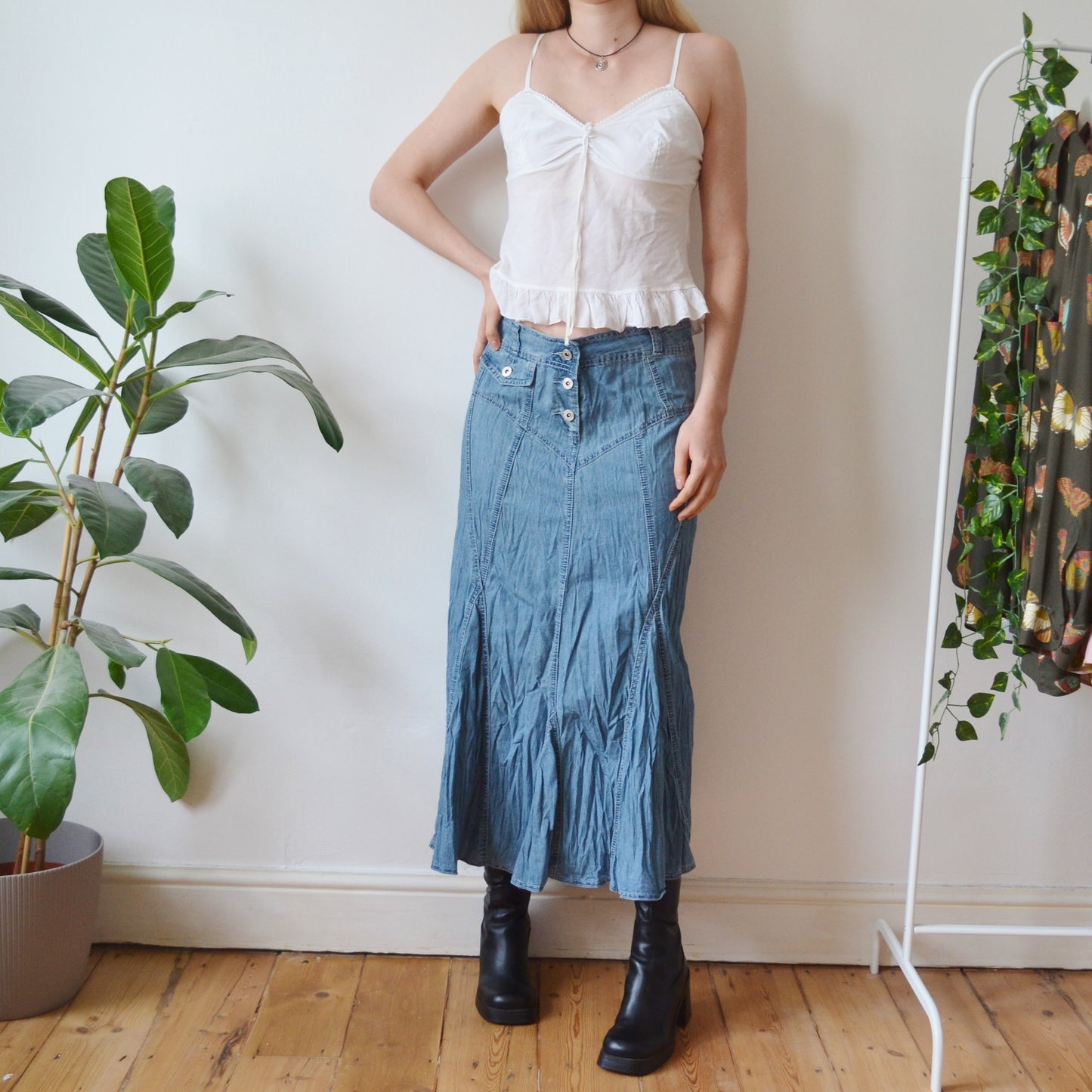 Denim skirt M