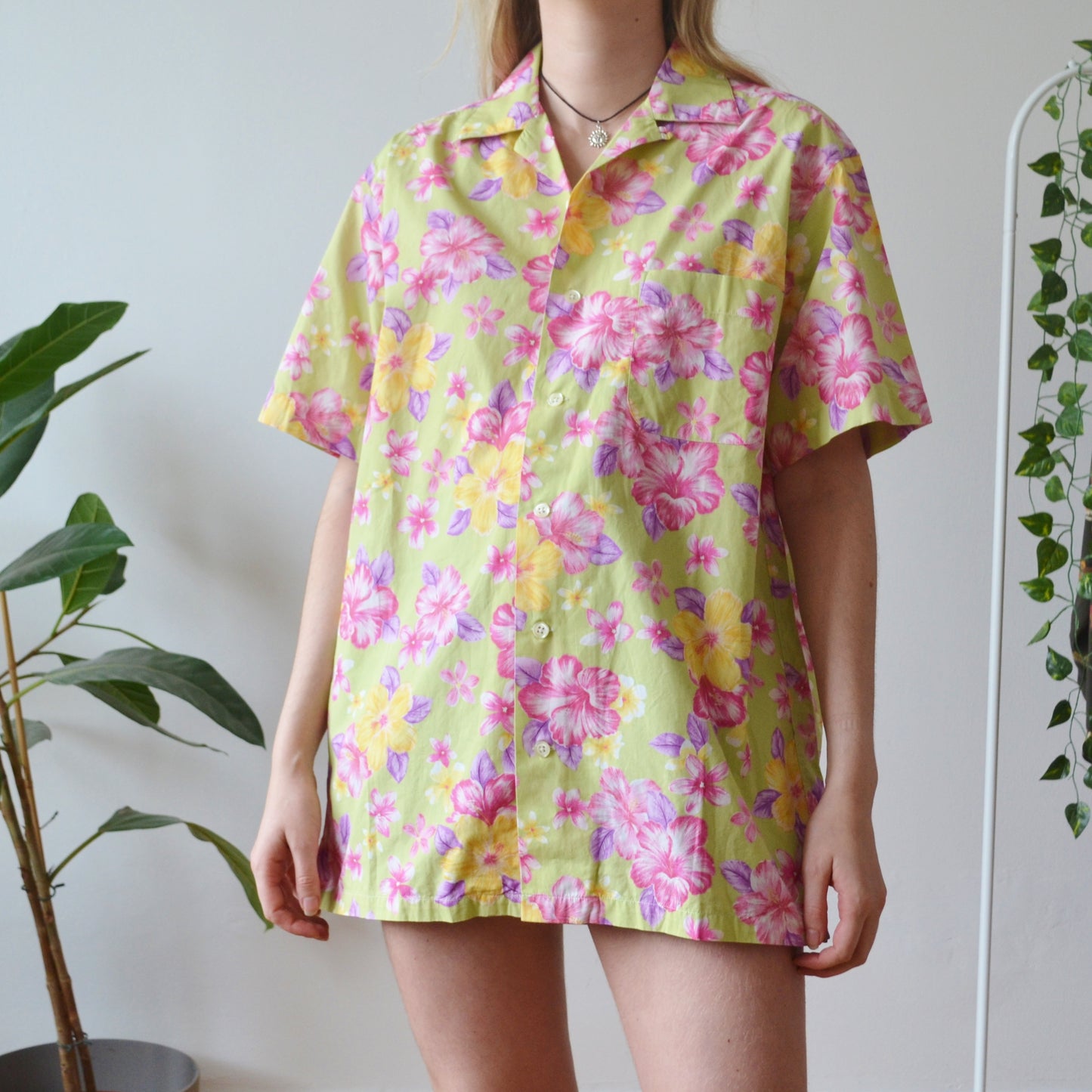 Vintage Tropical Shirt M