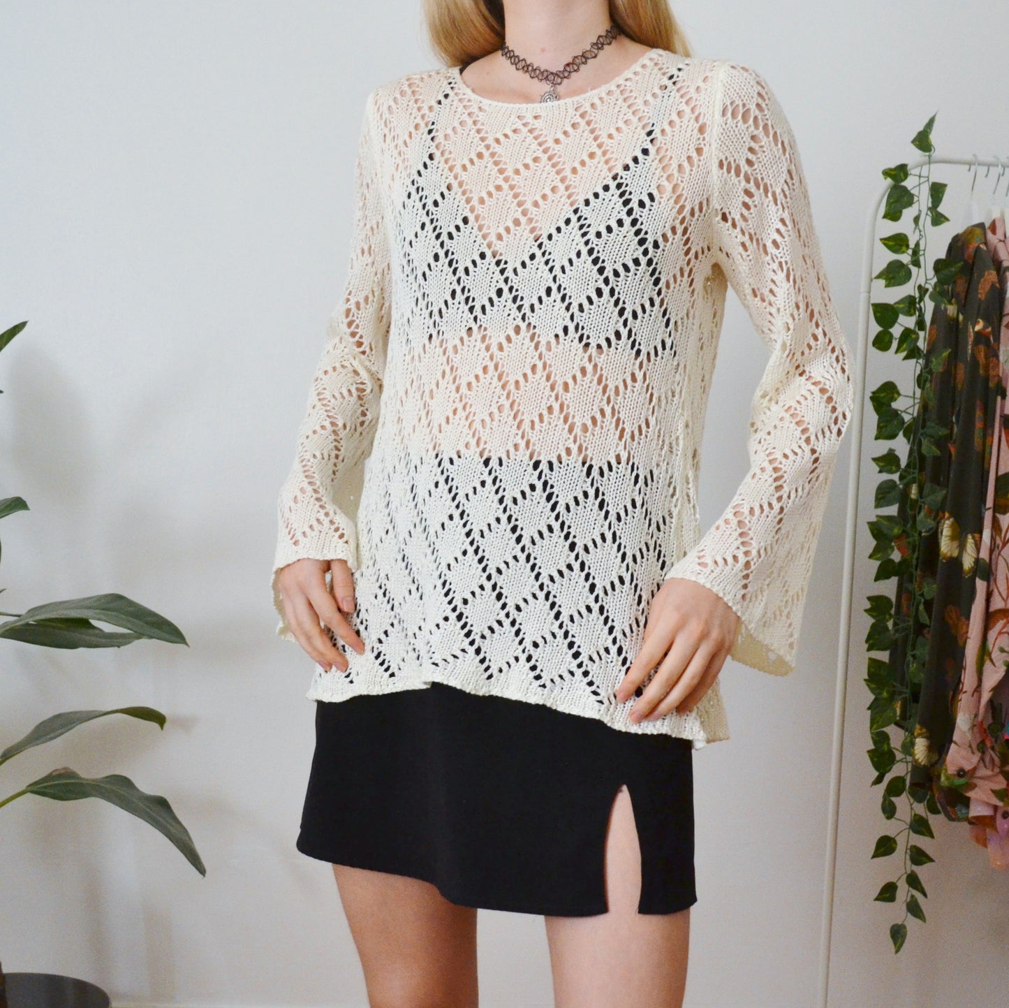 Crochet jumper M