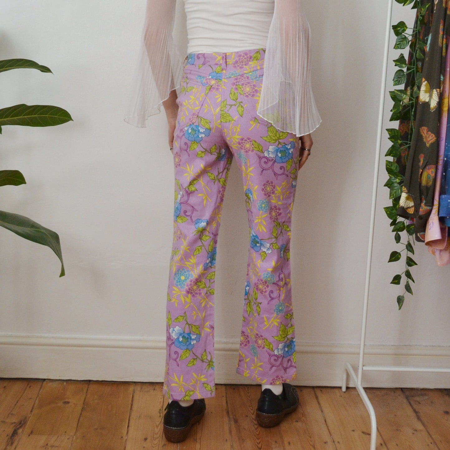 Floral trousers uk 10