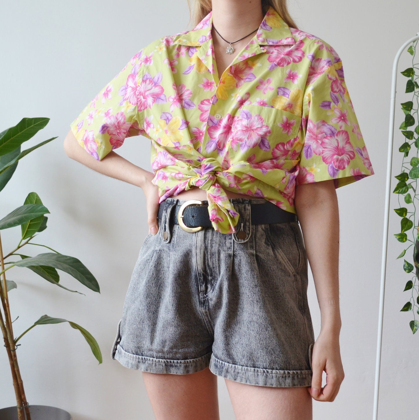 Vintage Tropical Shirt M