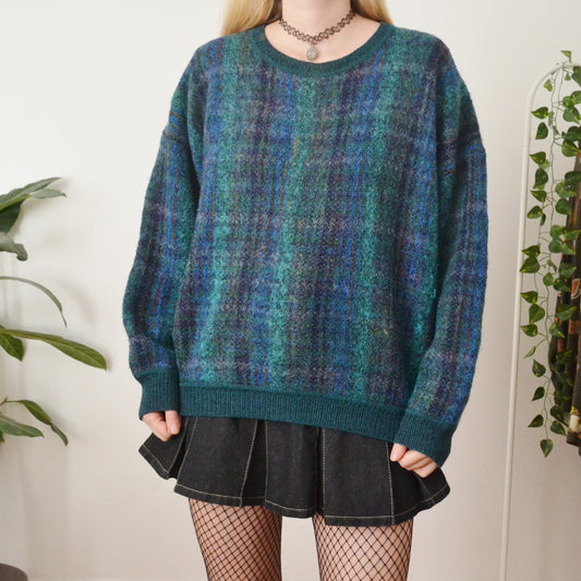Vintage Turquoise Jumper L