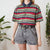 Stripe polo S