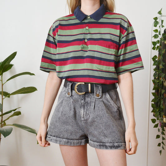 Stripe polo S