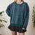 Vintage Turquoise Jumper L