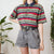 Stripe polo S