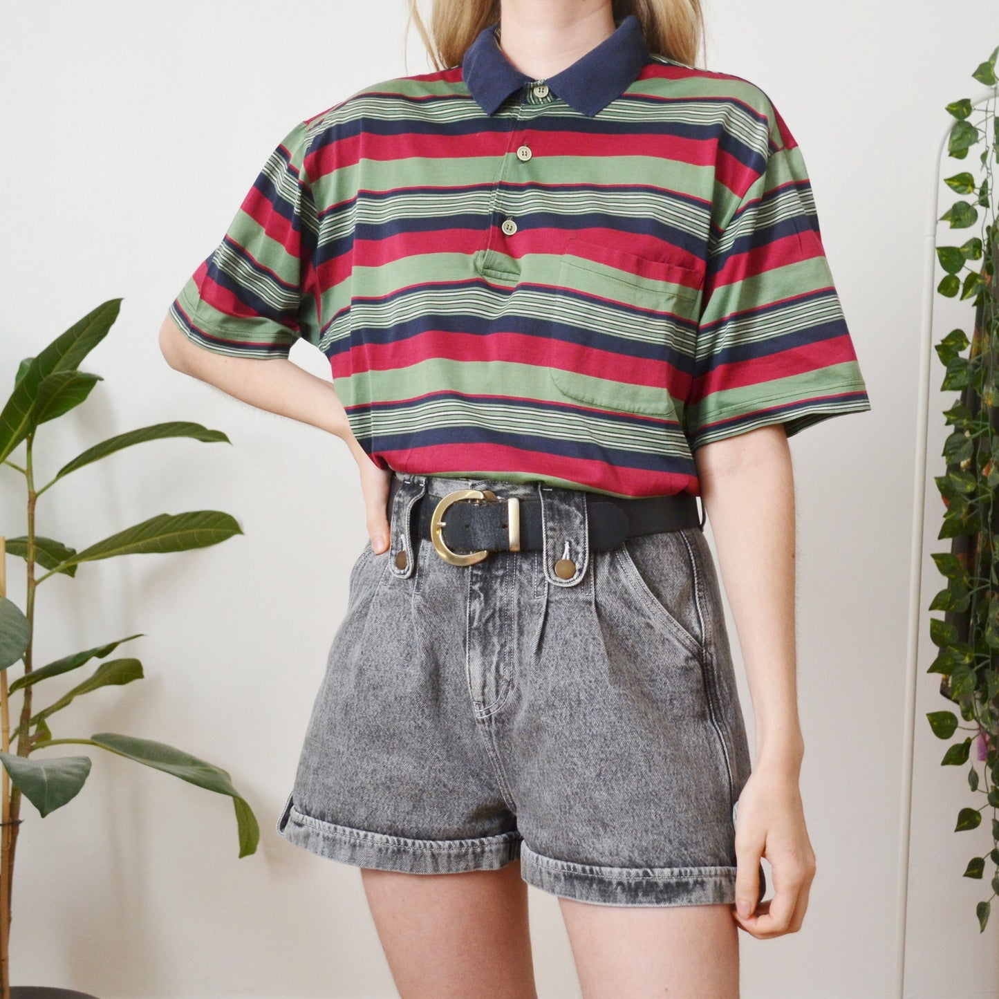 Stripe polo S