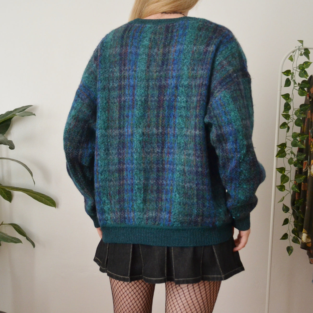 Vintage Turquoise Jumper L