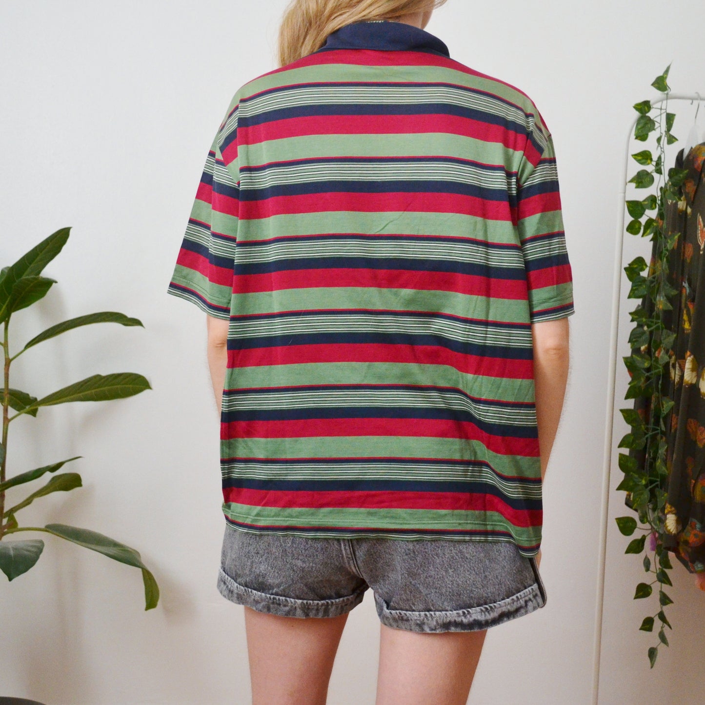 Stripe polo S