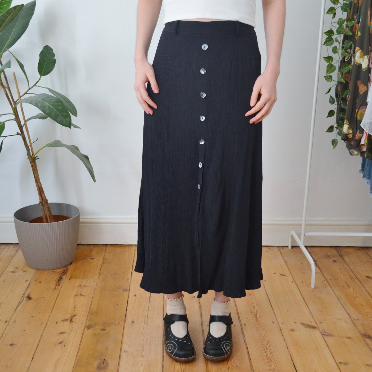Vintage Navy Skirt M
