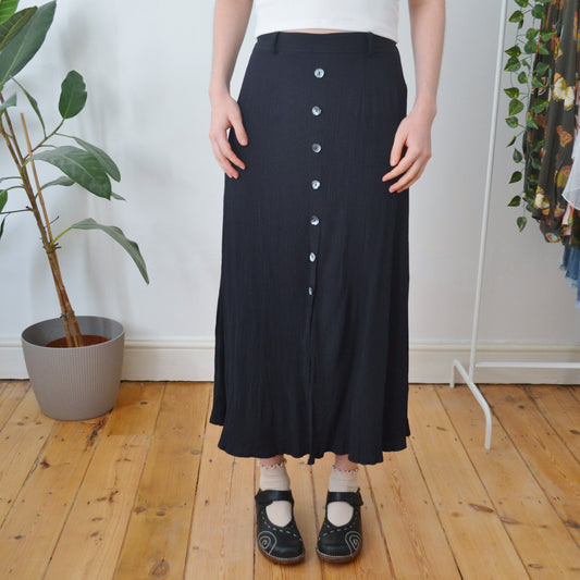 Vintage Navy Skirt M