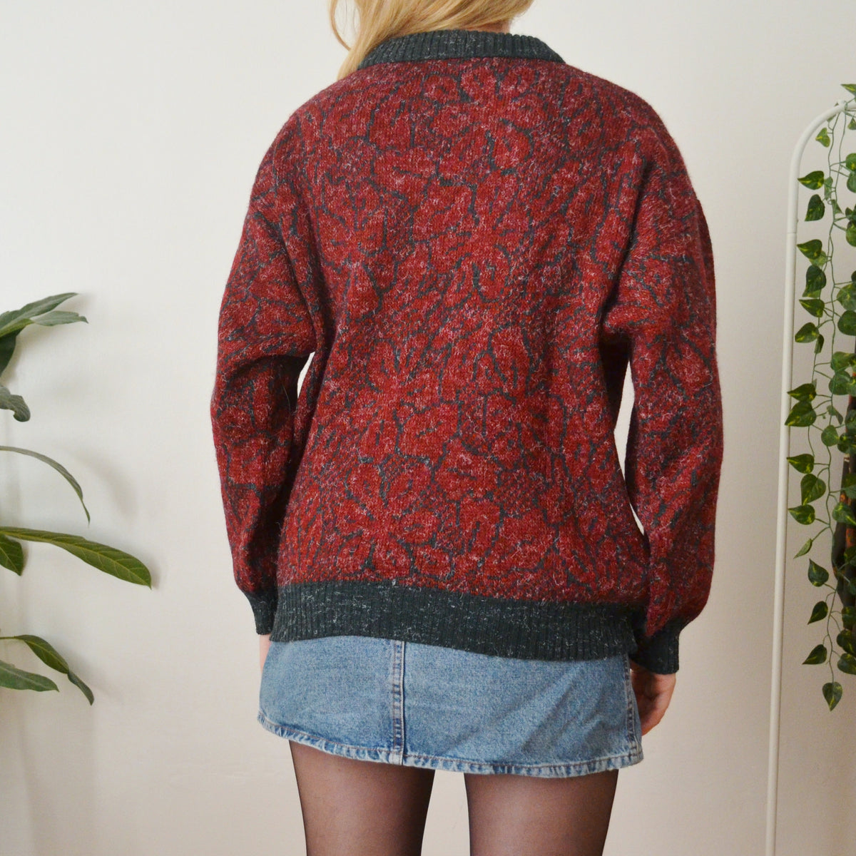 Vintage Collar Jumper L