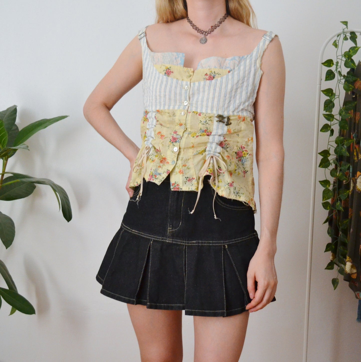 Vintage Floral Top M