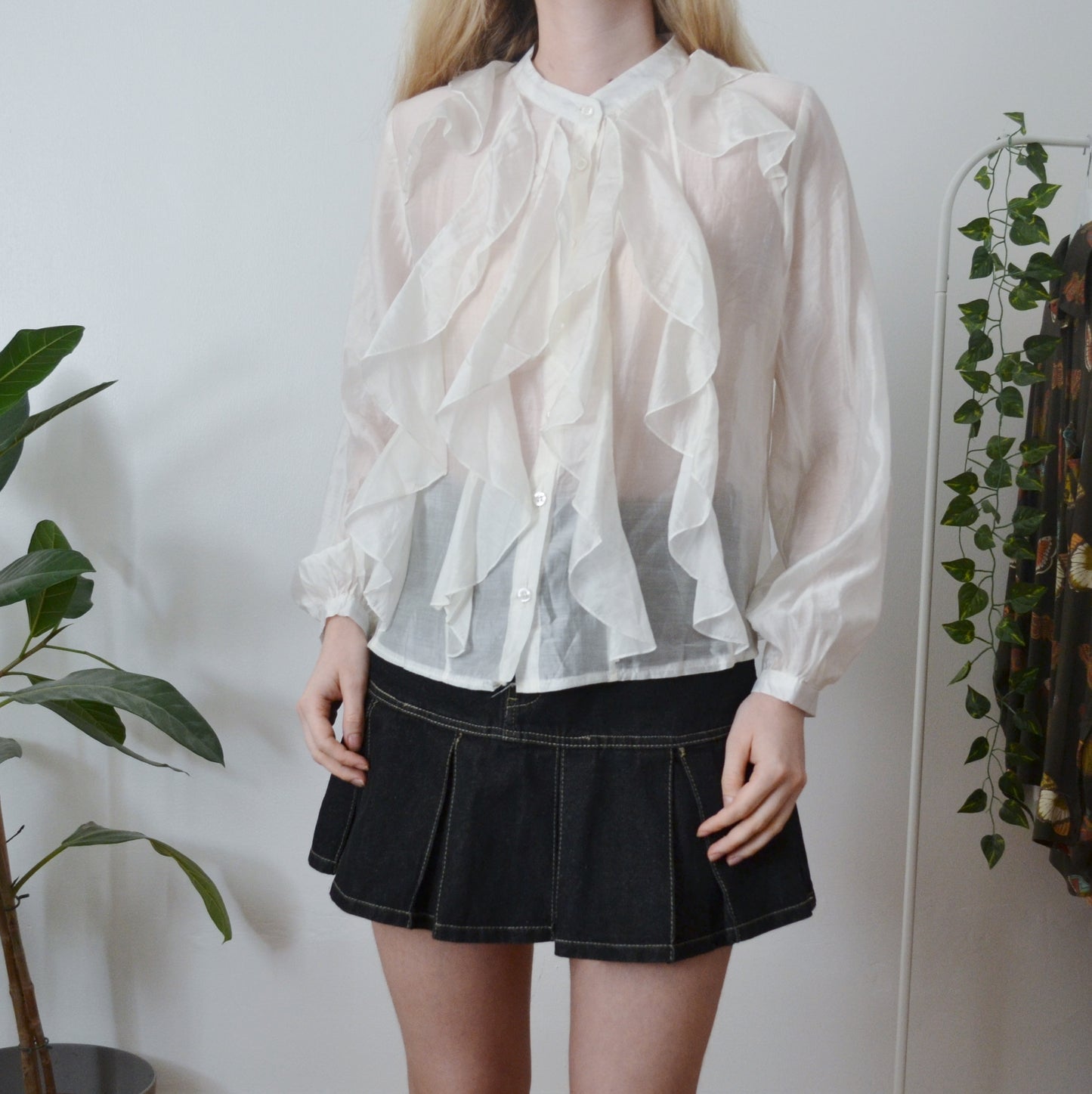 Vintage White Blouse