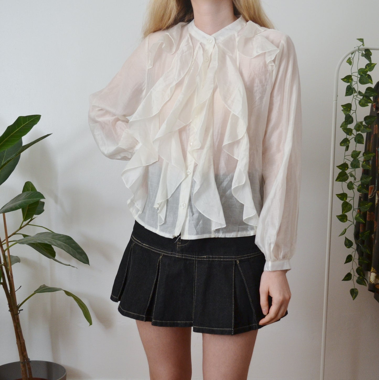 Vintage White Blouse