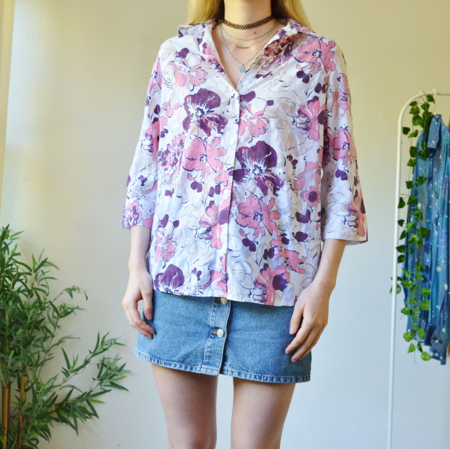 Floral blouse uk 12