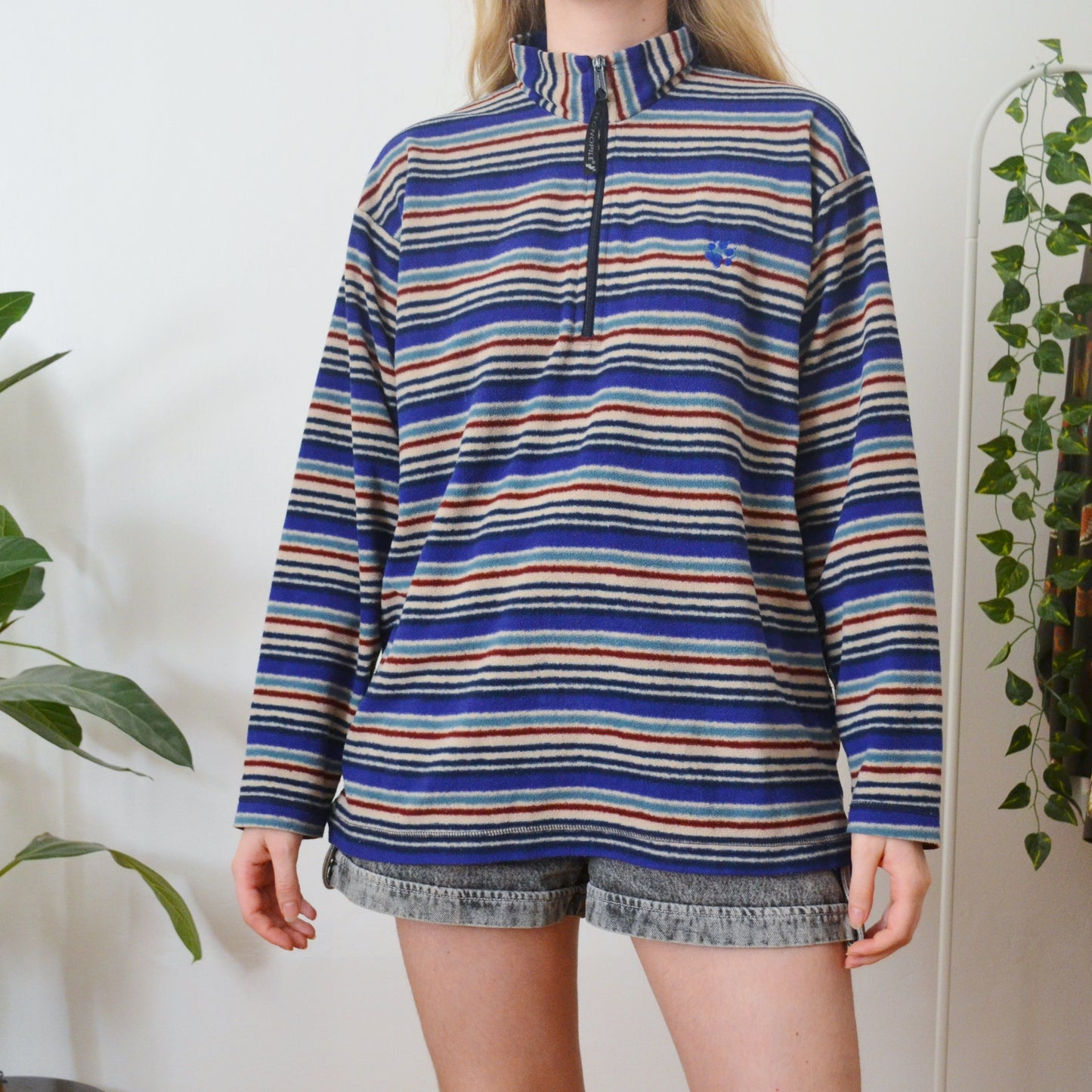 Vintage Stripe Fleece L