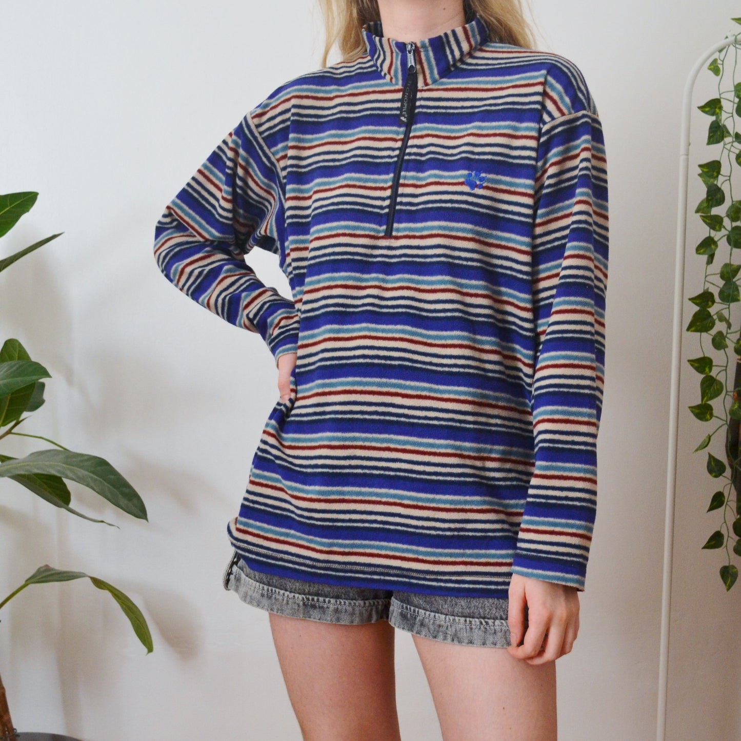 Vintage Stripe Fleece L