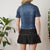 Vintage Denim Zip Up Top M