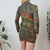 Vintage Zip Up Dress XS
