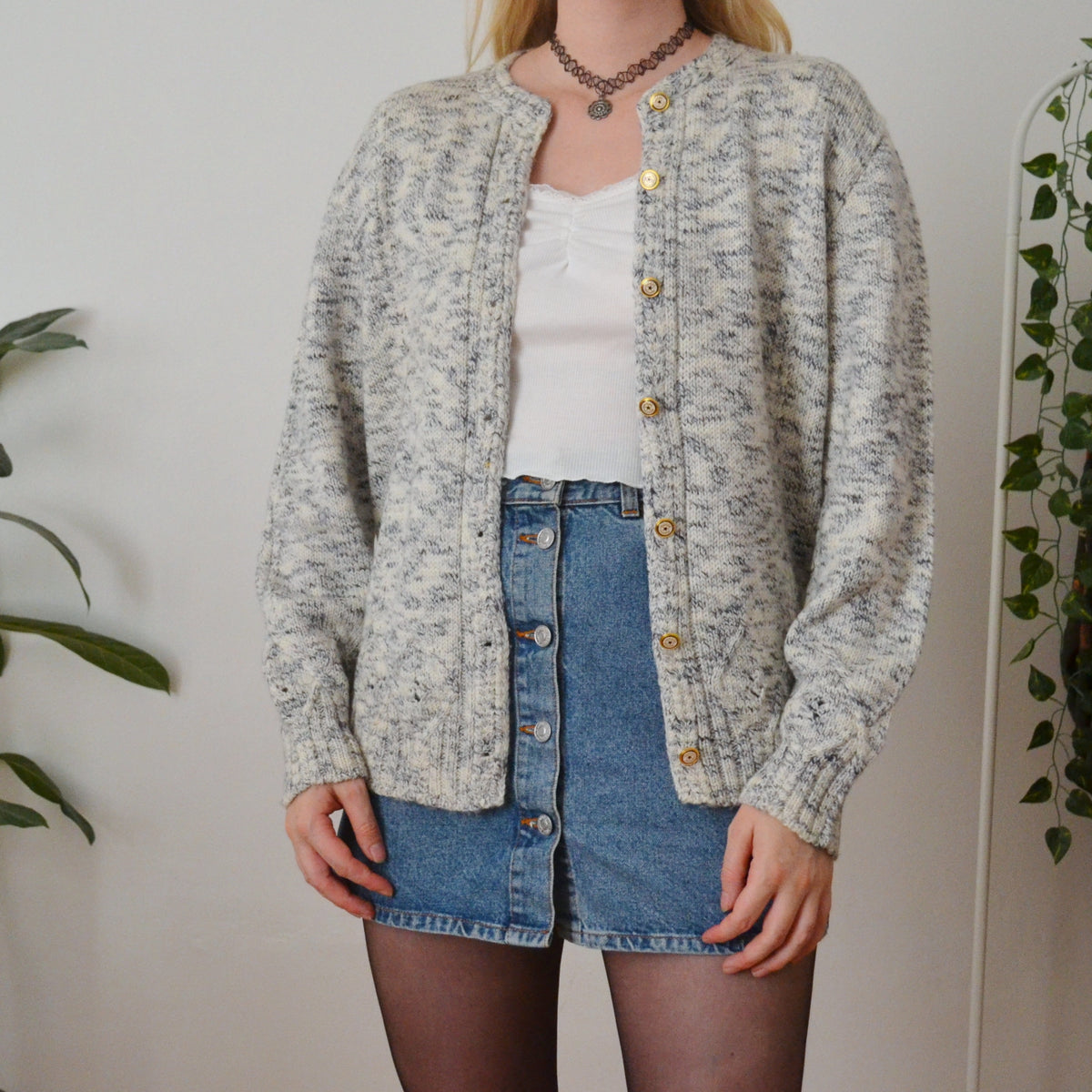 Vintage Retro Cardigan M