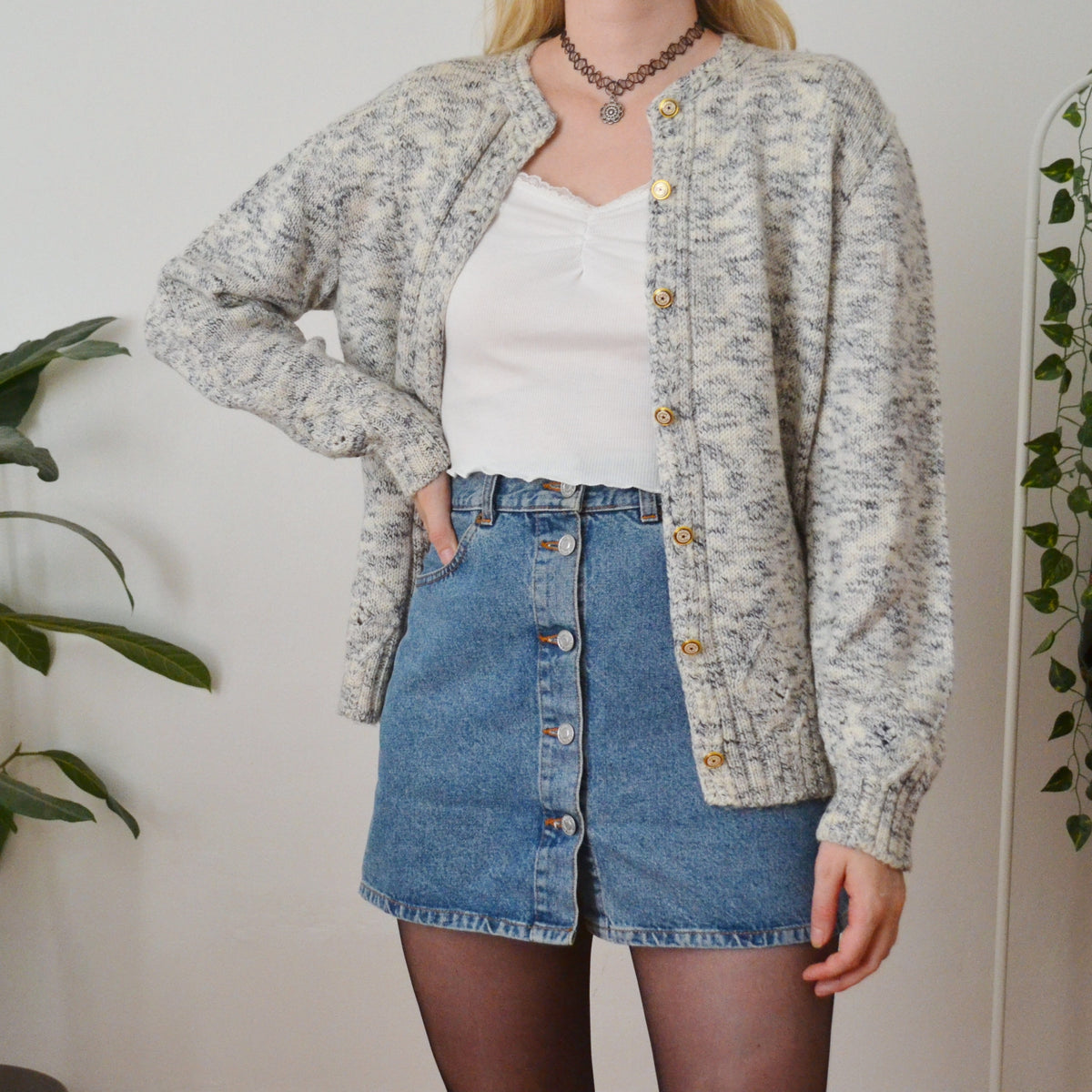 Vintage Retro Cardigan M