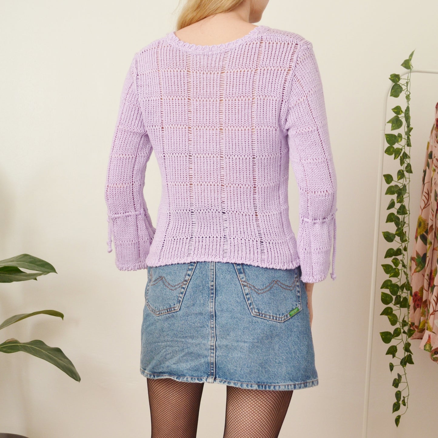 Lilac knit top M