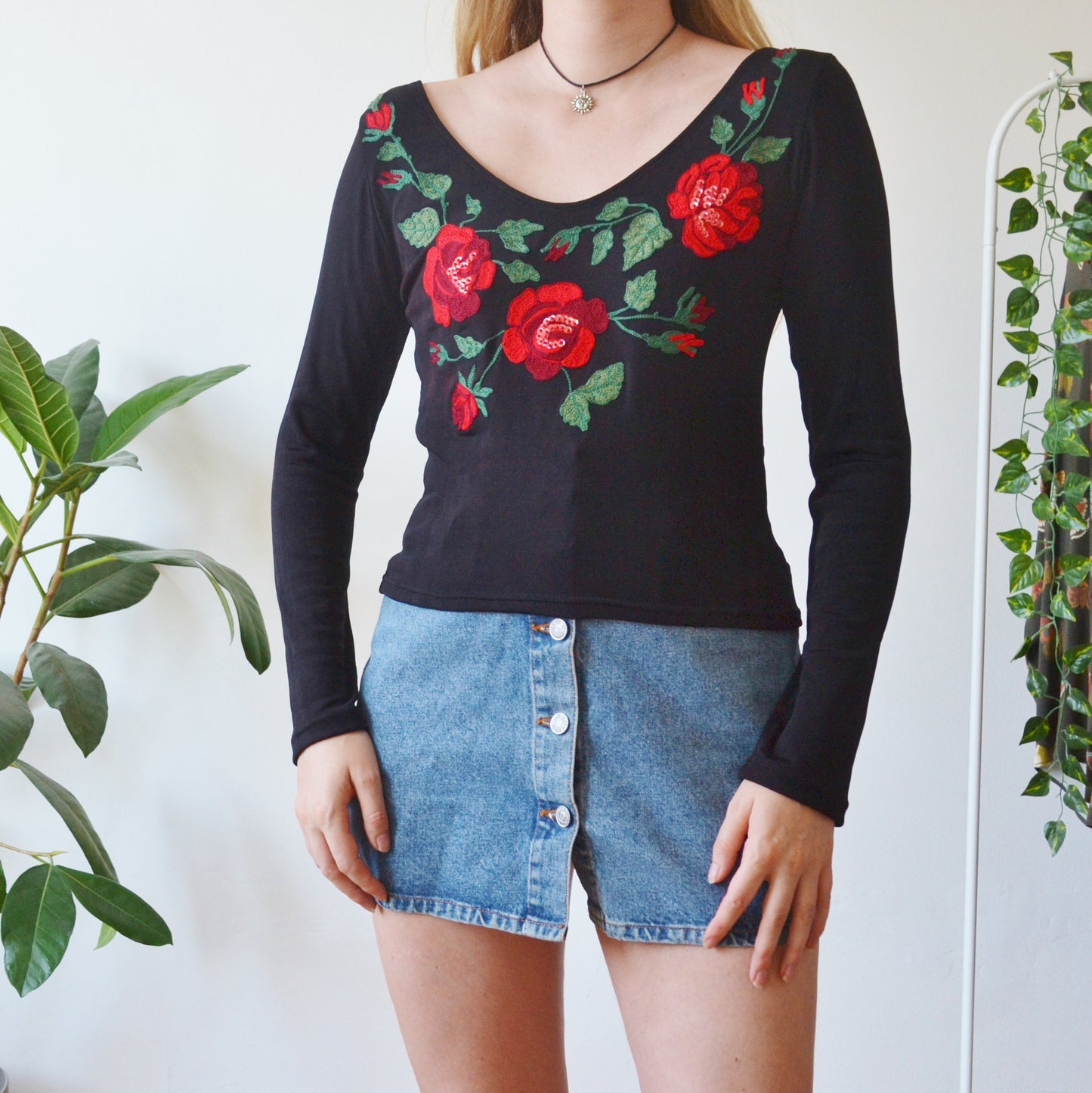Vintage Rose Top L
