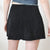 Black velvet skirt S