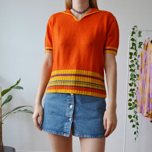Knitted polo M