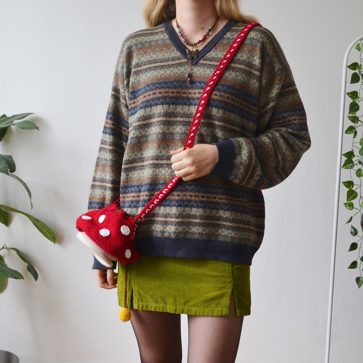 Vintage V Neck Jumper L