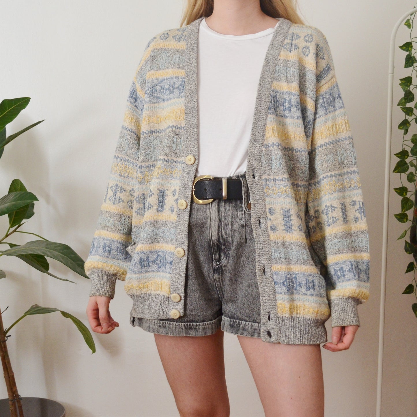 Vintage Pastel Cardigan XL