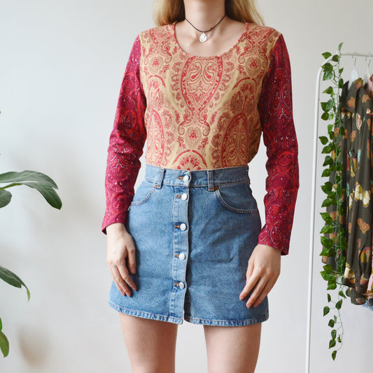 Paisley top uk 18