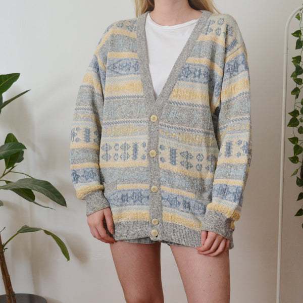 Vintage Pastel Cardigan XL