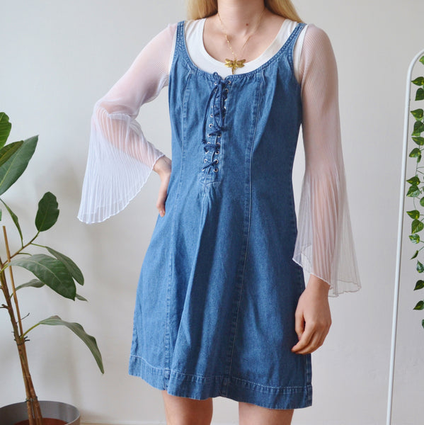 Vintage Denim Dress S