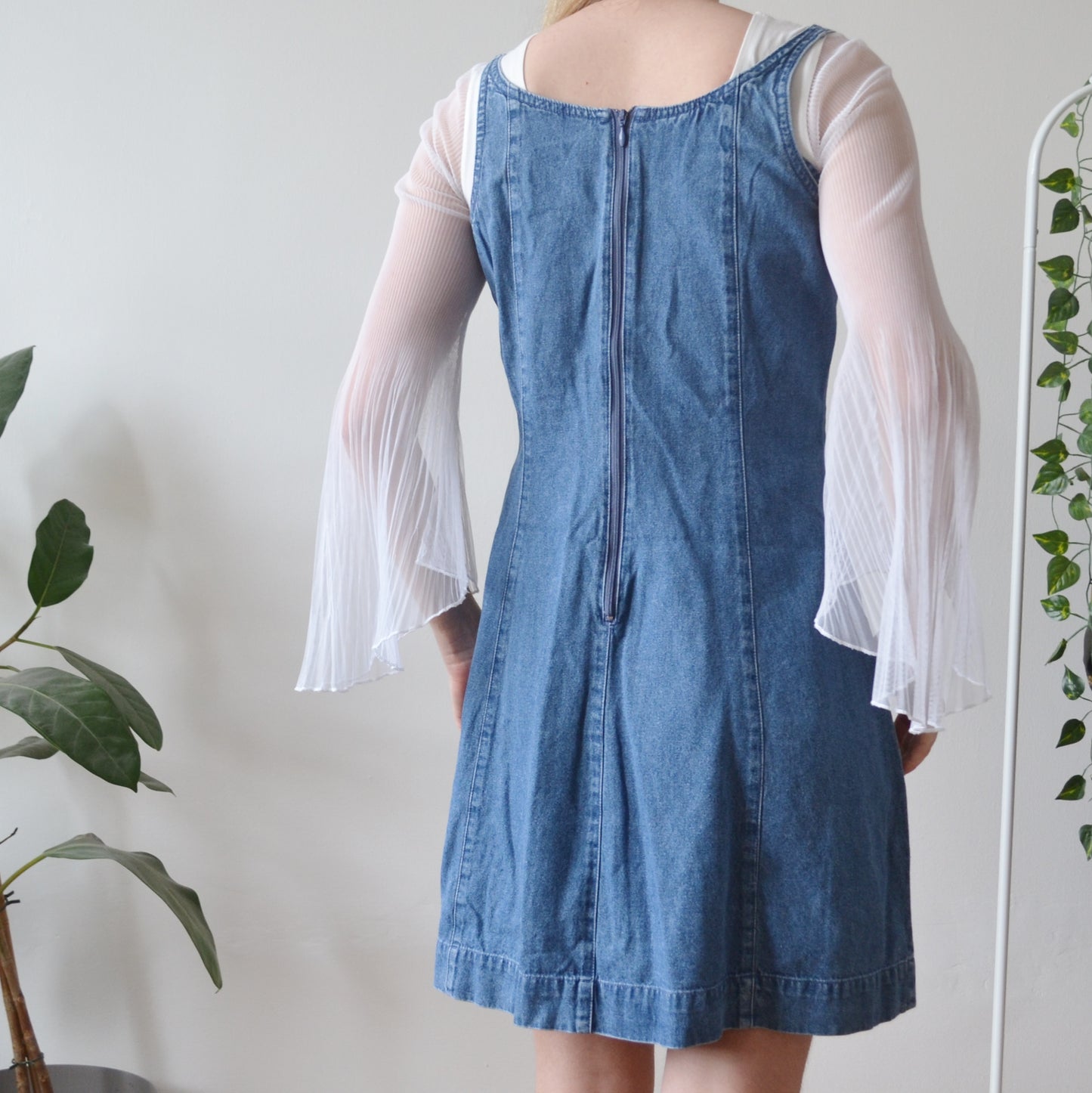 Vintage Denim Dress S