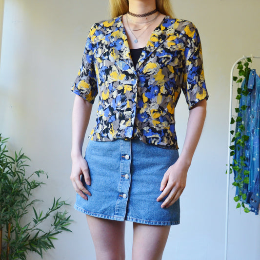 Floral blouse uk 12