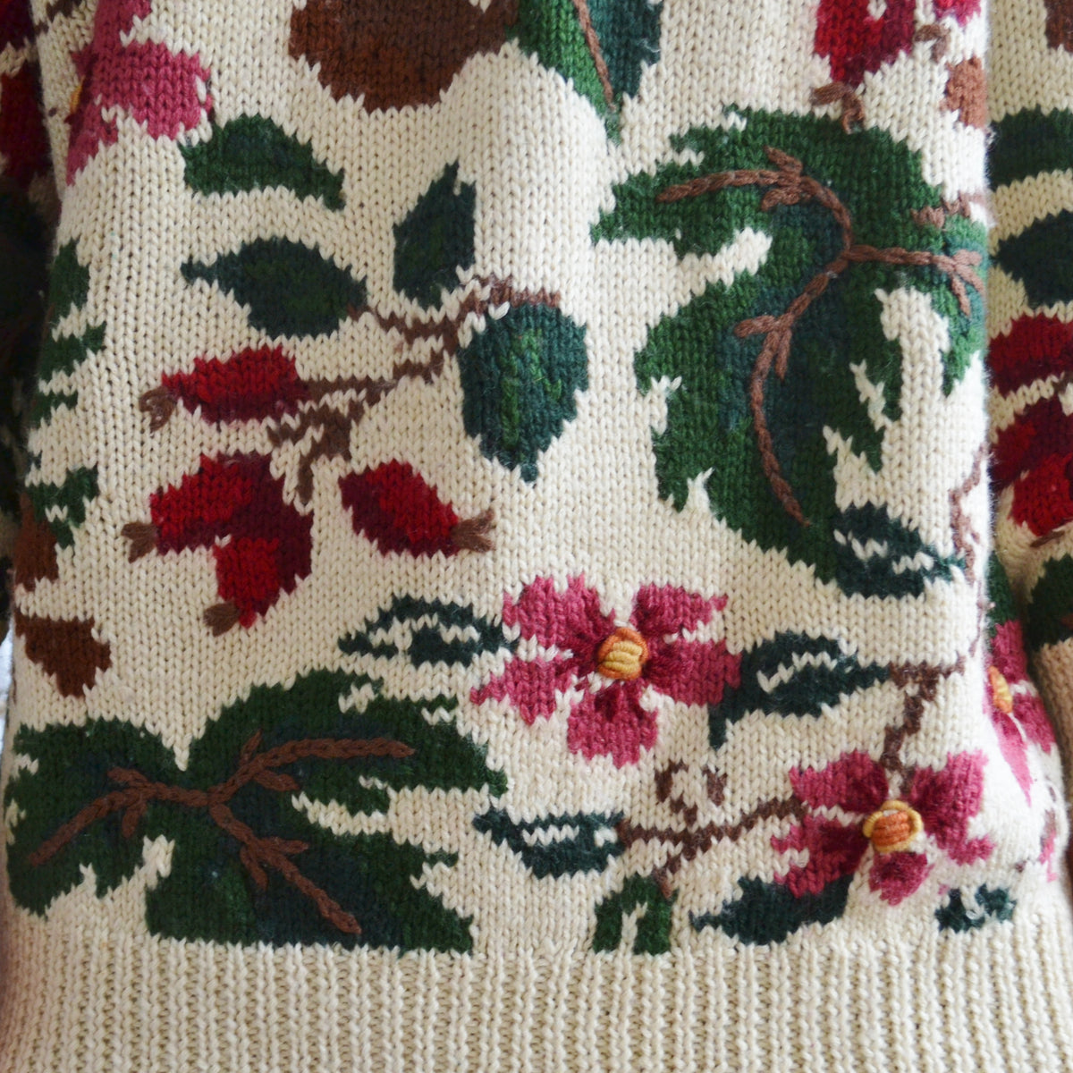 Vintage Botanical Jumper M
