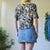 Floral blouse uk 12