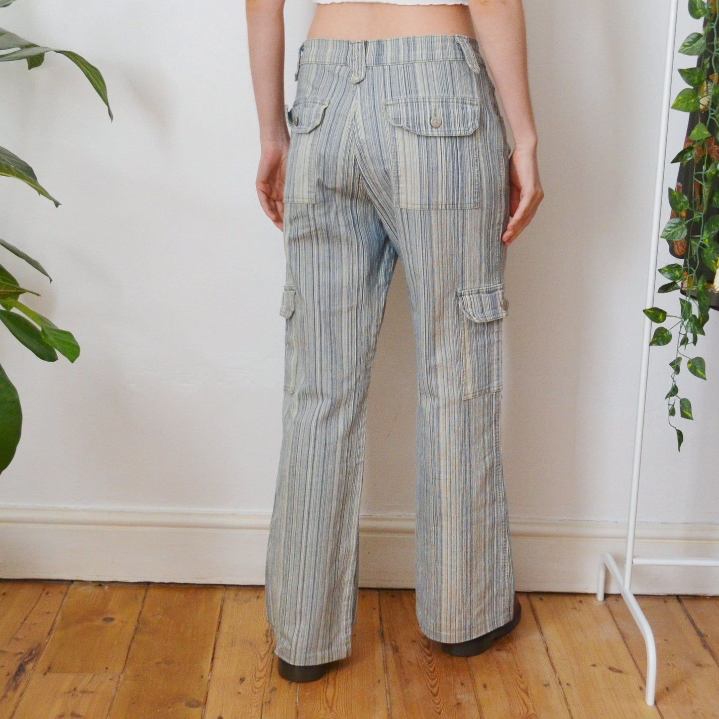 Stripe jeans XXL
