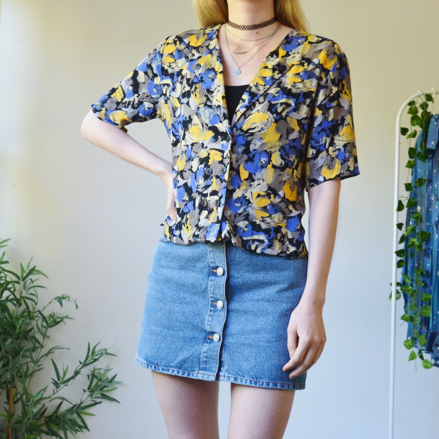 Floral blouse uk 12