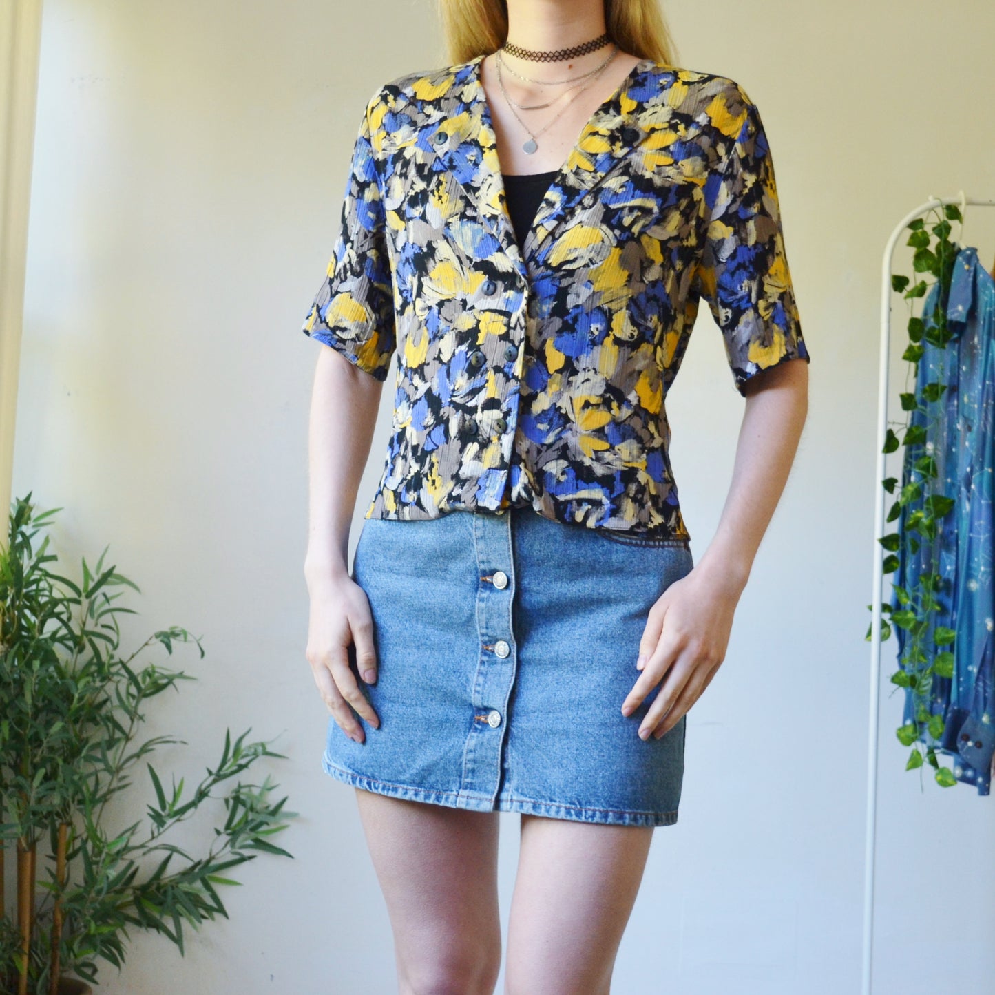 Floral blouse uk 12